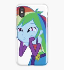 MLP Rainbow Dash Equestria Girl iphone 6 plus phone case iPhone Case