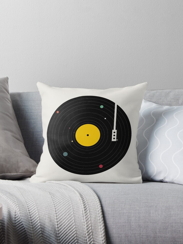 Thumbnail 1 of 4, Pillow, Music Everywhere designed and sold by florentbodart.