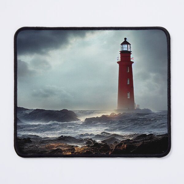 Item preview, Red Lighthouse of the Sea designed and sold by datagod.