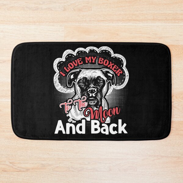 Item preview, I Love My Boxer To The Moon And Back designed and sold by UnknownArtistt.