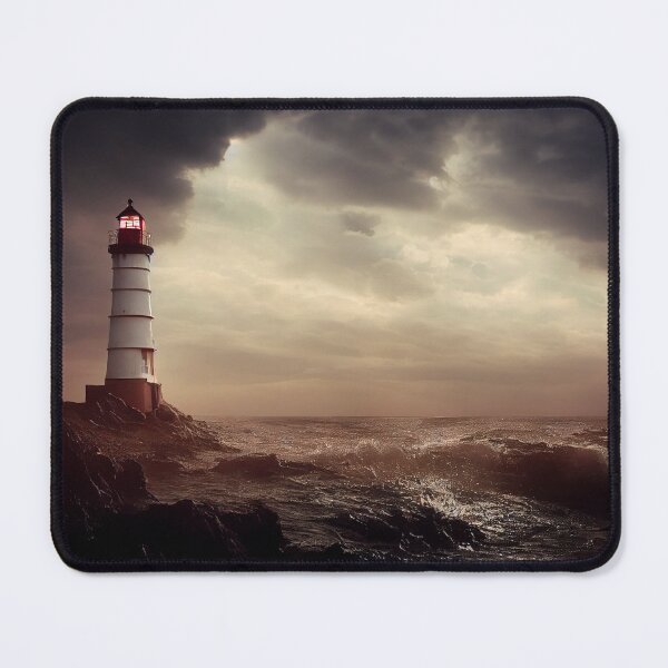 Item preview, Lighthouse after the storm designed and sold by datagod.