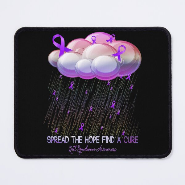 Item preview, Support Rett Syndrome Survivor RETT SYNDROME AWARENESS Purple Ribbon Spread the hope designed and sold by TerrellOneal.