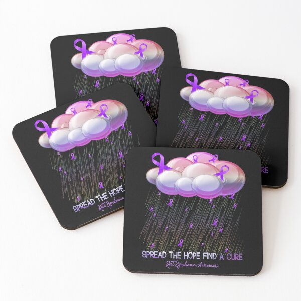 Item preview, Support Rett Syndrome Survivor RETT SYNDROME AWARENESS Purple Ribbon Spread the hope designed and sold by TerrellOneal.