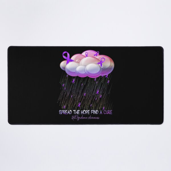 Item preview, Support Rett Syndrome Survivor RETT SYNDROME AWARENESS Purple Ribbon Spread the hope designed and sold by TerrellOneal.