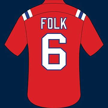 Nick Folk jersey with number 6 Photographic Print for Sale by Justtrendytees Redbubble