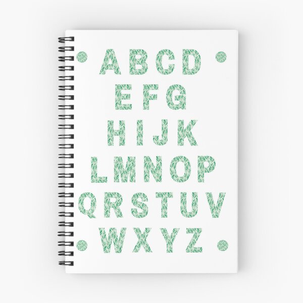Item preview, Kids Wall Art Alphabet Leafy Green Theme designed and sold by BelleZeare.