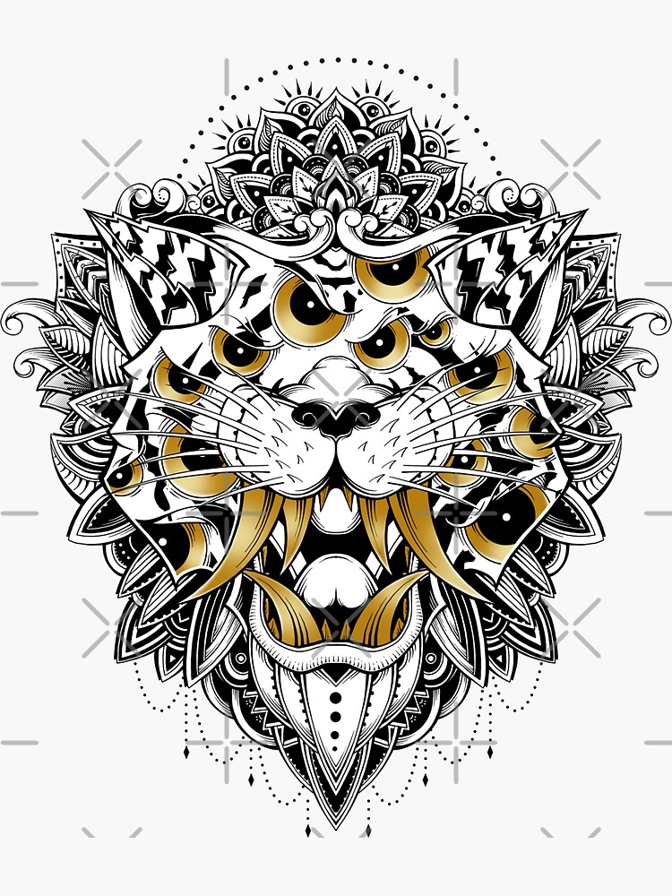 Gold Eyed Tiger by GODZILLARGE