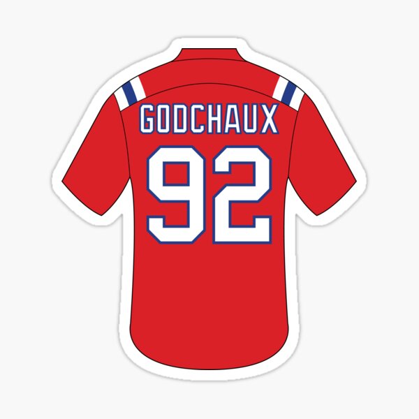 Davon Godchaux jersey with number 92 Sticker for Sale by Justtrendytees