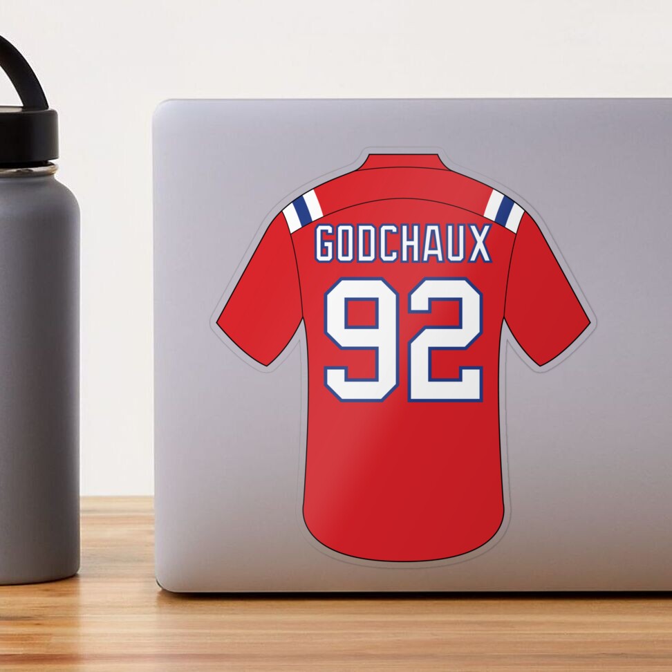 Davon Godchaux jersey with number 92 Sticker for Sale by Justtrendytees