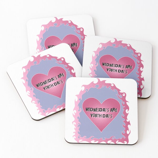 Item preview, Wednesdays are Youth days - Y2K Heart  designed and sold by AshTreeCrtvCo.