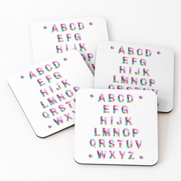 Item preview, Kids Wall Art Alphabet Rainbow Flow Art Theme designed and sold by BelleZeare.