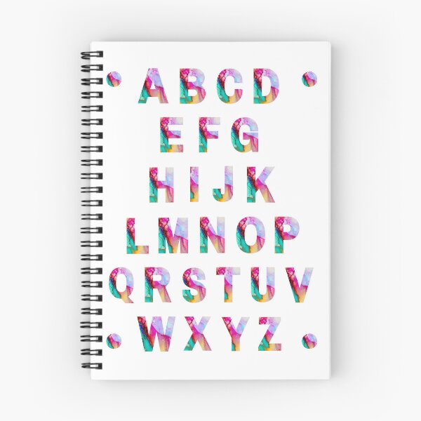 Item preview, Kids Wall Art Alphabet Rainbow Flow Art Theme designed and sold by BelleZeare.