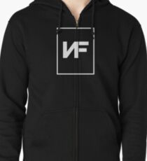 NF American Rapper Logo Zipped Hoodie