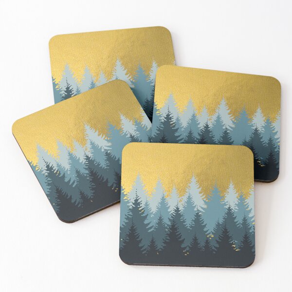 Item preview, Forest Trees Golden Landscape  designed and sold by idovedesign.