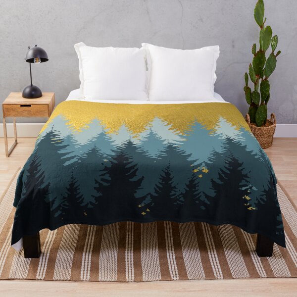 Item preview, Forest Trees Golden Landscape designed and sold by idovedesign.