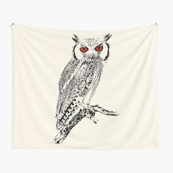 Southern White-faced Owl | African Wildlife Tapestry