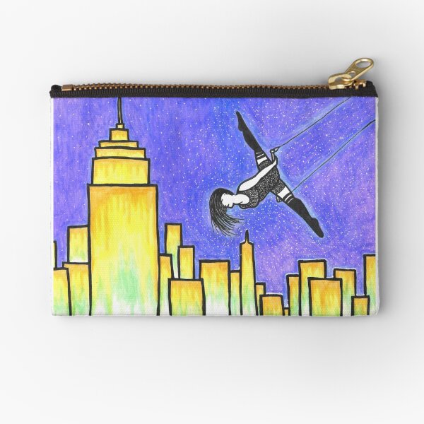 Splits In The City Zipper Pouch