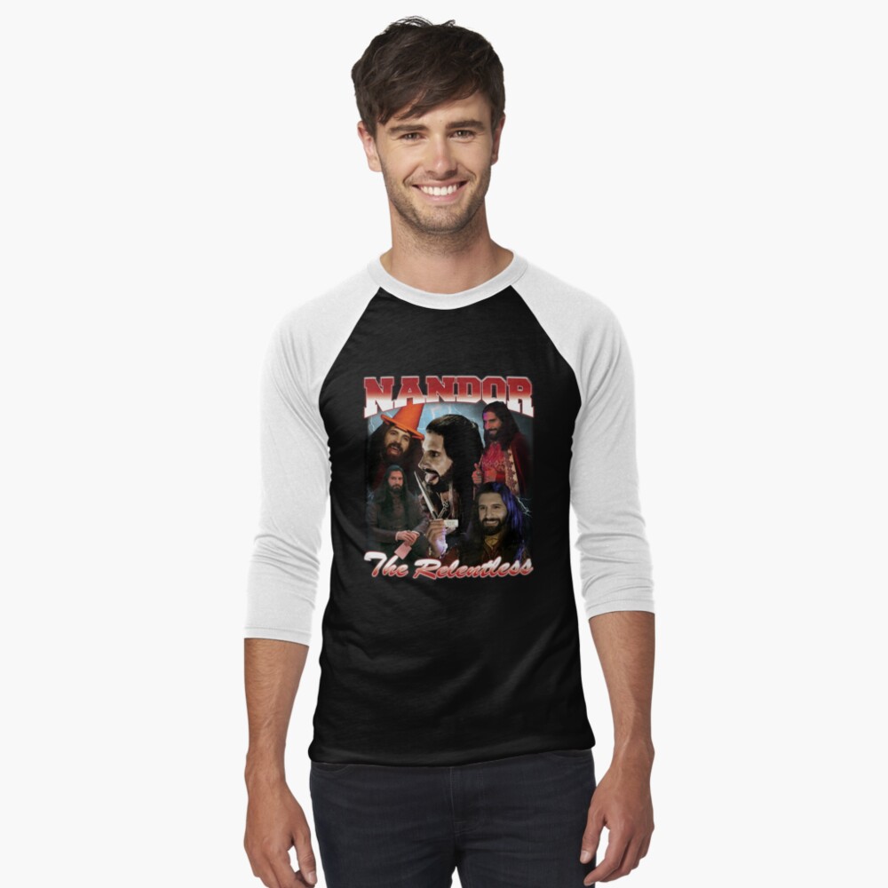 Aperçu de l'œuvre T-shirt baseball manches ¾ créée et vendue par muschimuschi.