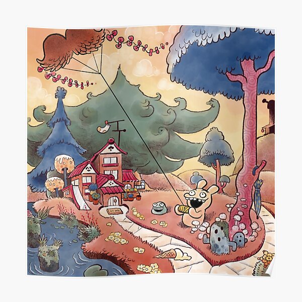Tobias and Jube: Flying Moustache Poster