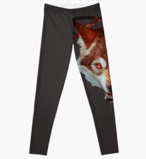 Wolf with chains Leggings