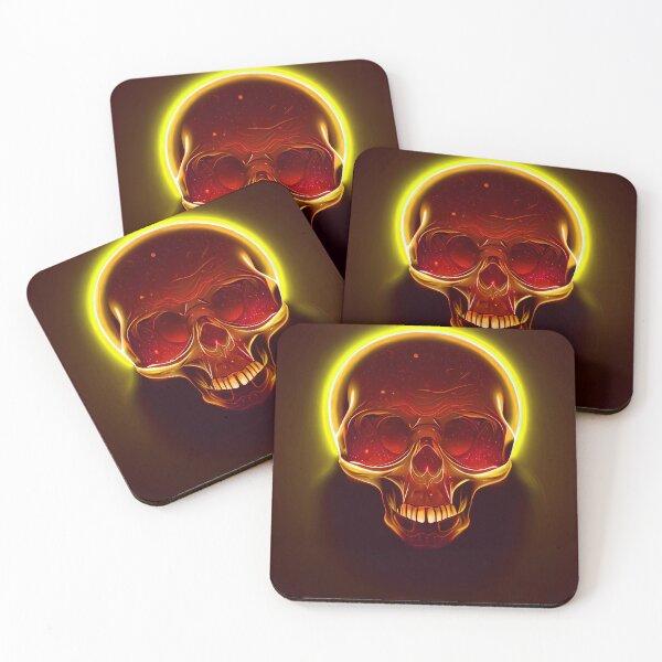 Item preview, Halloween golden skull designed and sold by ANIME Lover center.