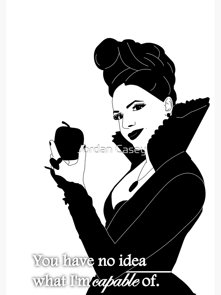 "Evil Queen Quote" Poster by huggingcorbrina Redbubble