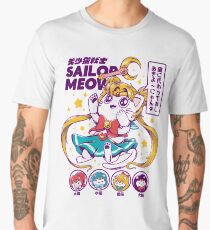 Sailor Meow T-shirt premium homme