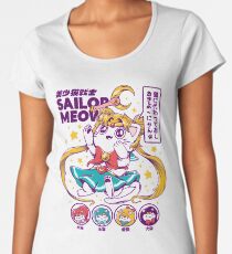 Sailor Meow Premium Scoop T-Shirt