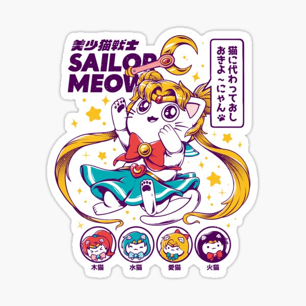 Sailor Meow Sticker