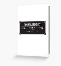 skyrim Greeting Card