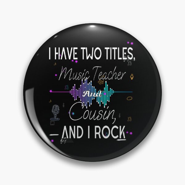 Item preview, I Have Two Titles Music Teacher And Cousin And I Rock Lightweight Sweatshirt designed and sold by ininfa6.