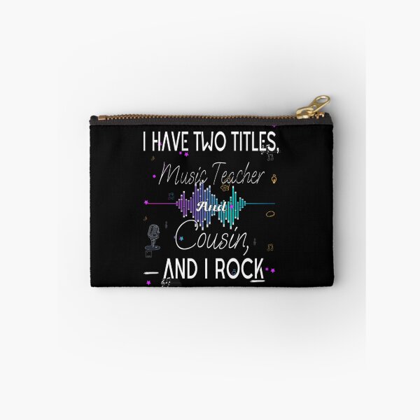 Item preview, I Have Two Titles Music Teacher And Cousin And I Rock Lightweight Sweatshirt designed and sold by ininfa6.