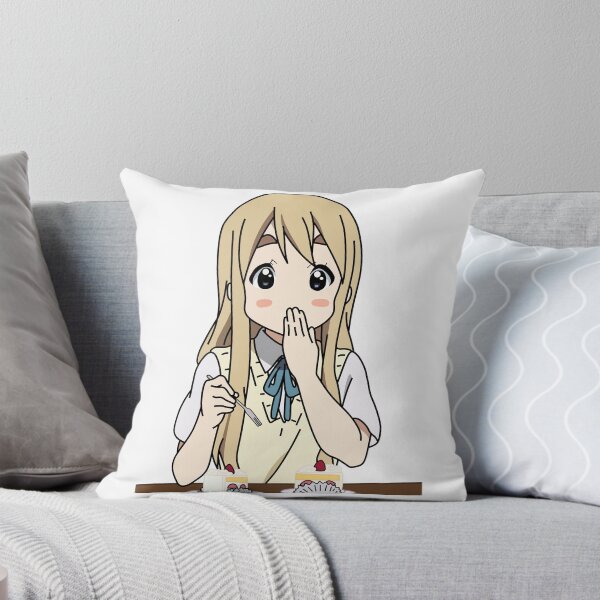 Item preview, K-on! Mugi eating cake designed and sold by Milk Drinker.