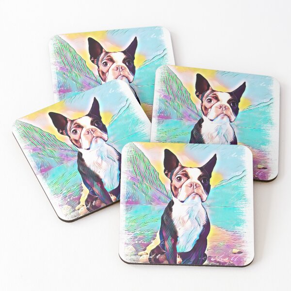 Item preview, Boston Terrier Canvas Wall Art - Dog Gifts - Dog Memorial Gifts - Dog Lovers Gifts designed and sold by dearlydesigns.