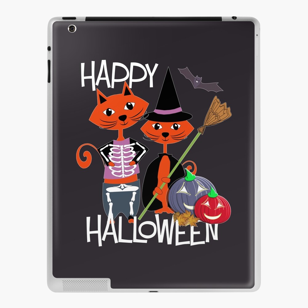 Happy Halloween Cute Whimsy Cats In Halloween Costumes Ipad Case Skin By Artification Redbubble