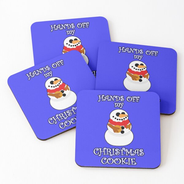Item preview, Hands off my Christmas cookie fun holiday snowman cookie design designed and sold by ROEfifty.