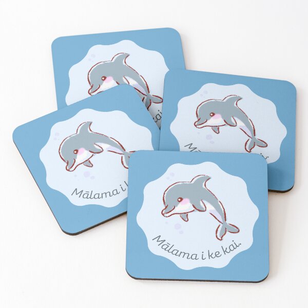 Item preview, Mālama I Ke Kai - Nai'a (Take Care of the Ocean- Dolphin) designed and sold by Calista Media.