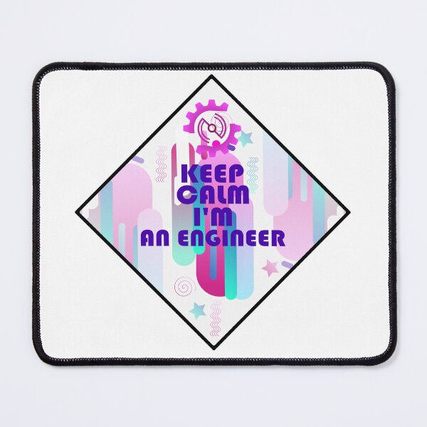 Item preview, keep calm i am a engineer Gift for engineer School Students  designed and sold by Jadir.