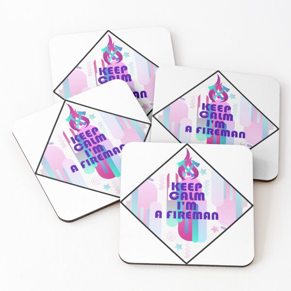 Item preview, keep calm i am a fireman Gift for fireman School Students  designed and sold by Jadir.