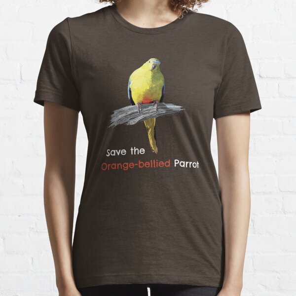 Save the Orange-bellied Parrot items (dark background colours) Essential T-Shirt