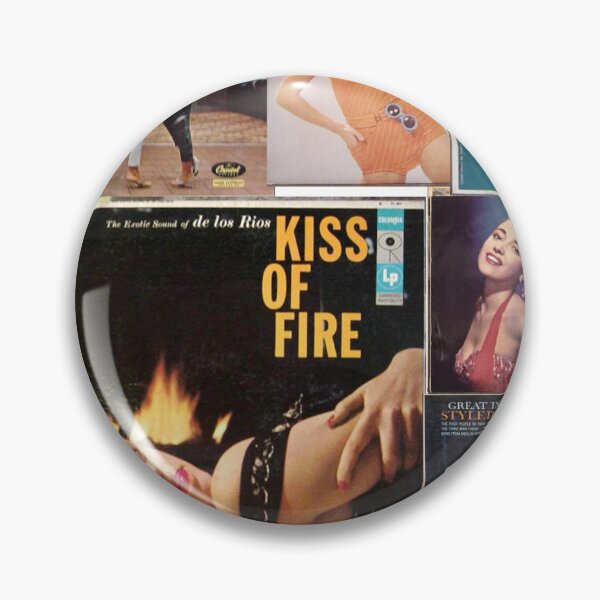 Item preview, Kiss Of Fire, Women, Album Covers, 50's, 60's, Lounge, Bachelor Pad designed and sold by Vintaged.