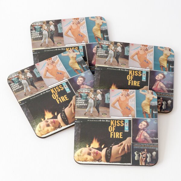 Item preview, Kiss Of Fire, Women, Album Covers, 50's, 60's, Lounge, Bachelor Pad designed and sold by Vintaged.