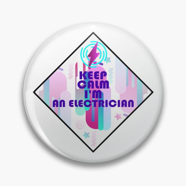 Item preview, keep calm i am a electrician Gift for electrician School Students  designed and sold by Jadir.