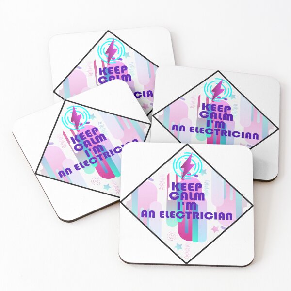 Item preview, keep calm i am a electrician Gift for electrician School Students  designed and sold by Jadir.