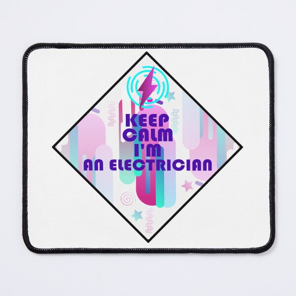 Item preview, keep calm i am a electrician Gift for electrician School Students designed and sold by Jadir.