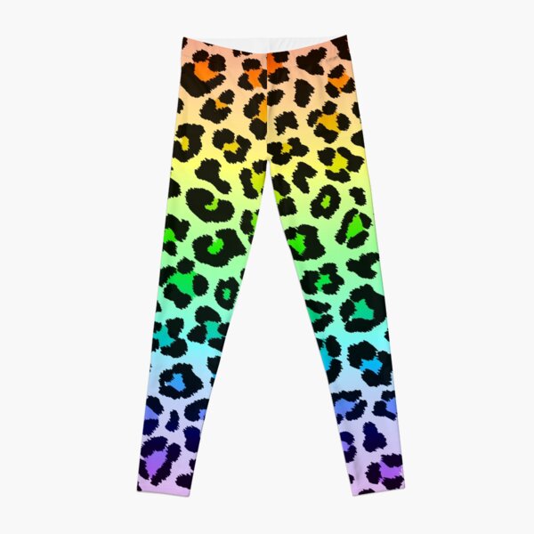 Rainbow Leopard Leggings