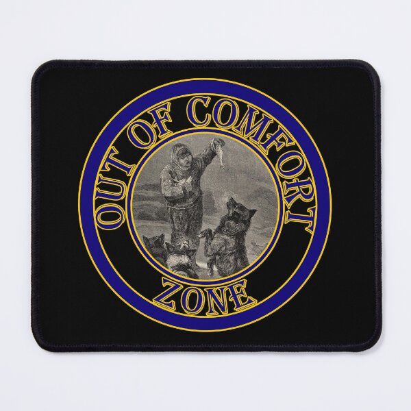 Item preview, 'Out of Comfort Zone' Old Book Man's Best Friend - Funny Quotes Designs for T-shirts, stickers and other accessories. designed and sold by Ridiculam Toga.