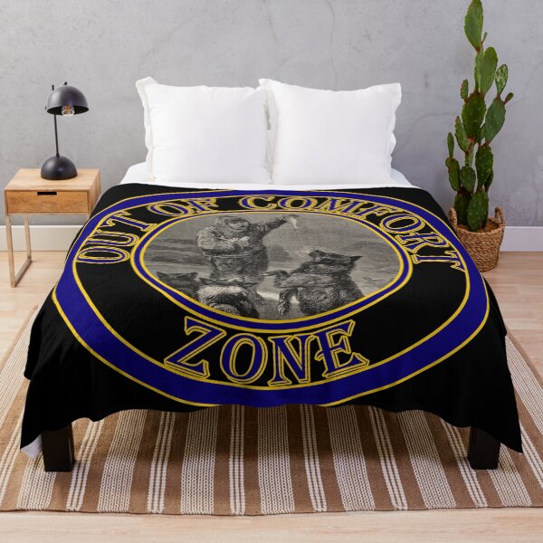 Item preview, 'Out of Comfort Zone' Old Book Man's Best Friend - Funny Quotes Designs for T-shirts, stickers and other accessories. designed and sold by Ridiculam Toga.
