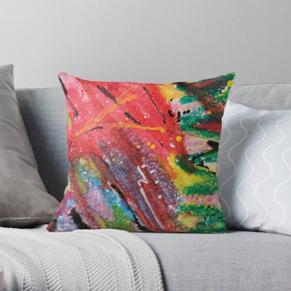 Like the stars over the moon Throw Pillow