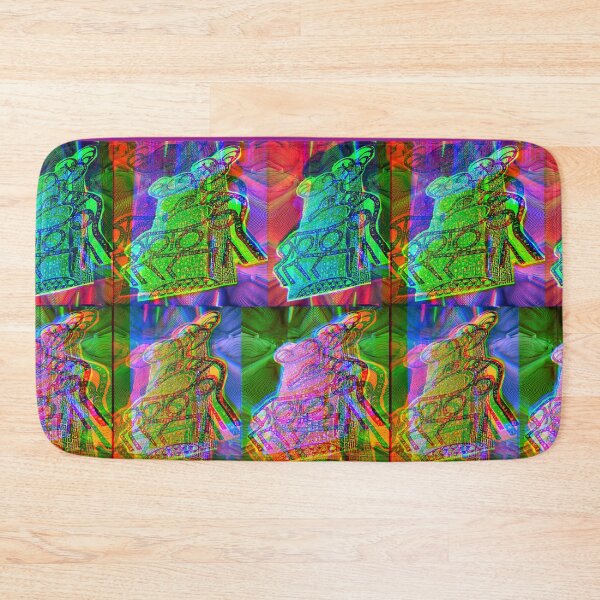 Artikelvorschau, psychedelisches Hirschmuster entworfen und verkauft von weirdove.